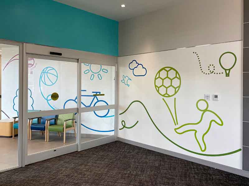 BJC Chiildren's Wall Mural