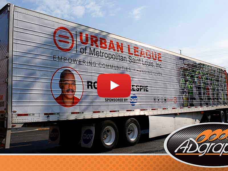 Urabn League Tractor Trailer Wrap