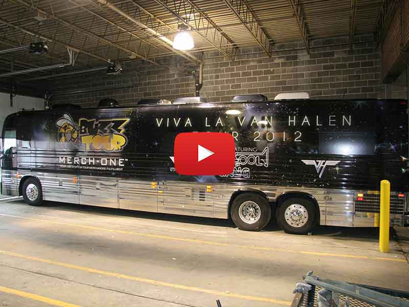 Van Halen Tour Bus Wrap