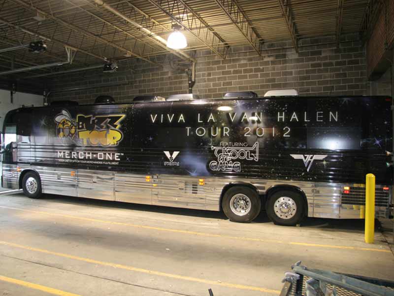 Van Halen Tour Bus Wrap