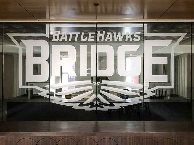 Battlehawks Window Graphic