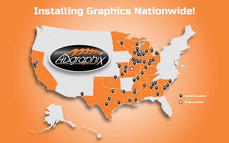 ADgraphix 2021 Installation Map