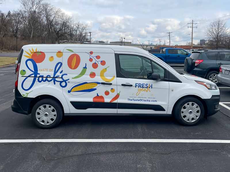 Jack's Salsa Fleet Vehicle Wrap