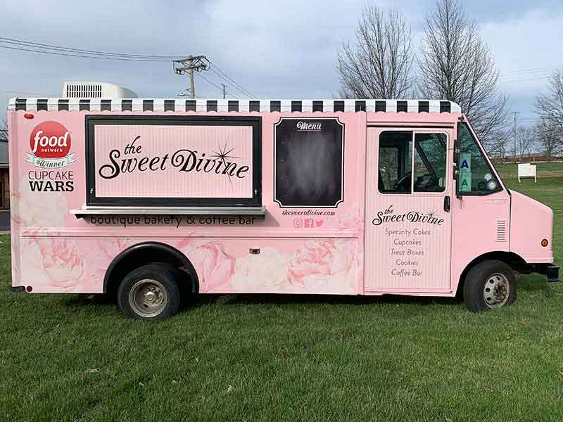 Swet Divine Food Truck Wrap