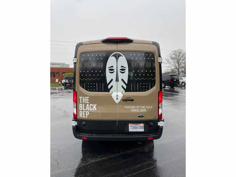 The Black Rep Fleet Vehicle Wrap