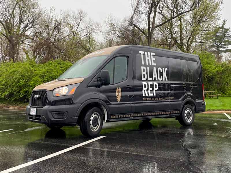 The Black Rep Fleet Vehicle Wrap