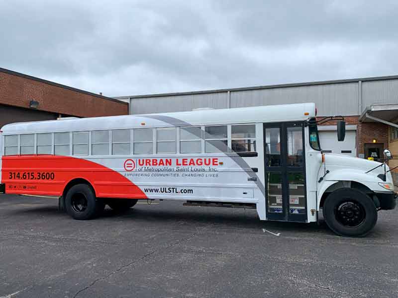 Urban League School Bus Wrap