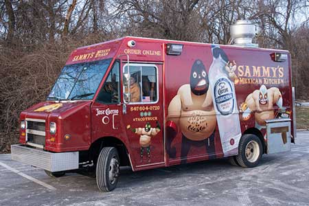 Sammy's Mexican Kitchen Food Truck Wrap