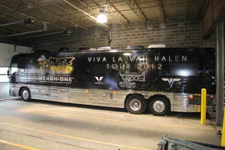 Van Halen Tour Bus Wrap