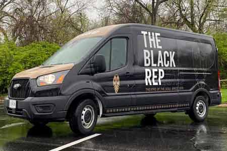 The Black Rep Fleet Vehicle Wrap