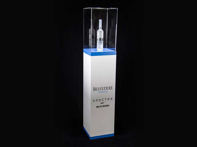 Belverde Vodka 3D Display