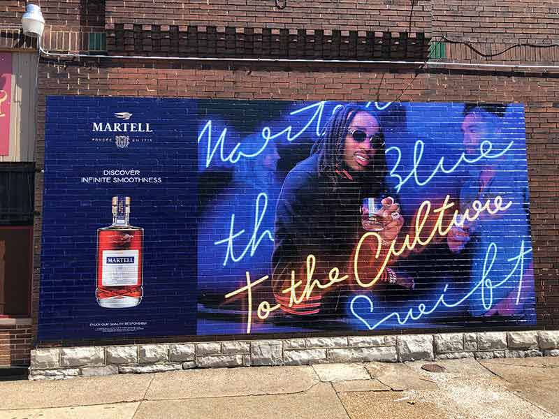 Martell Brick Wall Graphic