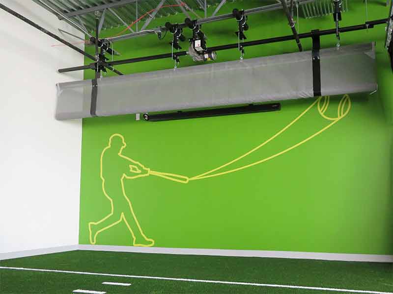 Young Athletes Center Wall Mural