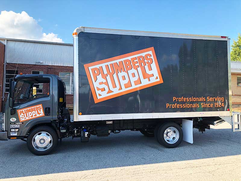Plumbers Supply Box Truck Wrap
