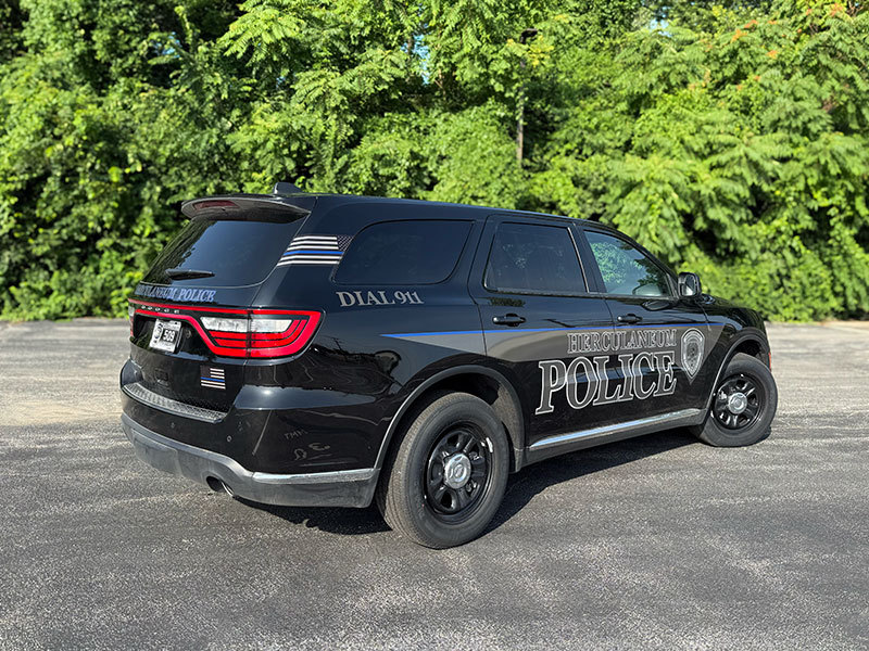 Herculanum Police Department vehicle graphics