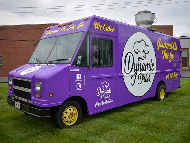 Dynamic Dishes Food Truck Wrap